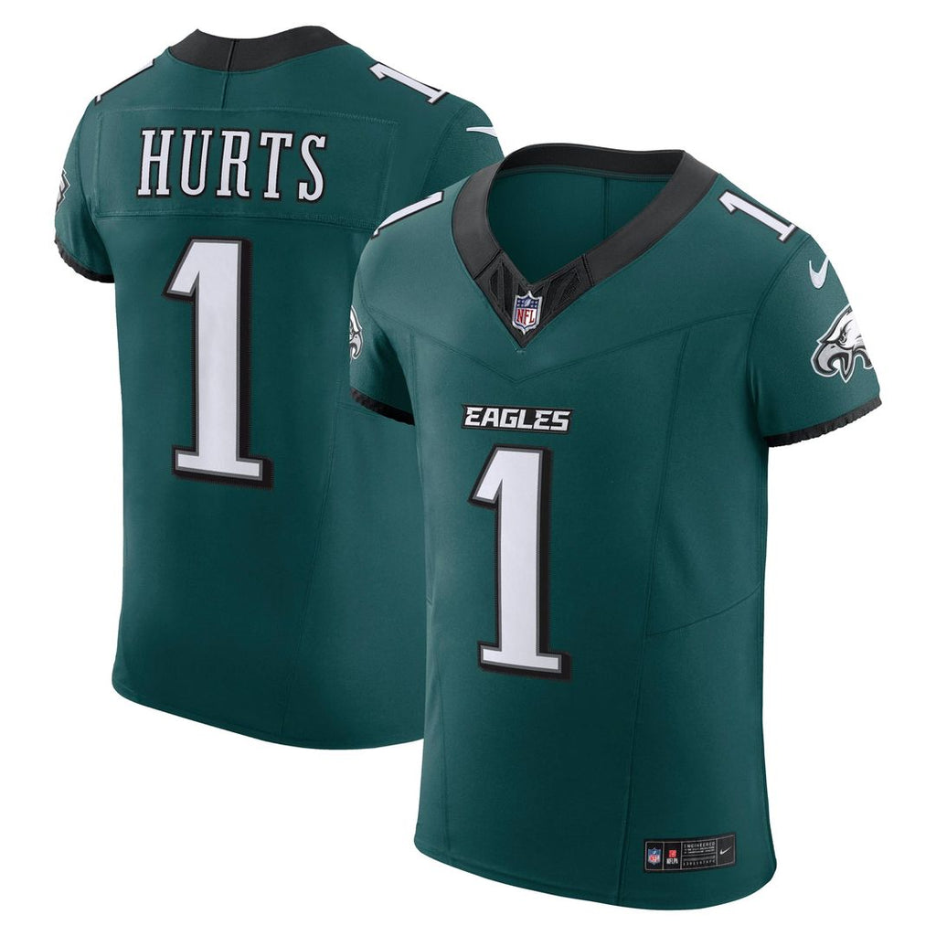 Philadelphia Eagles Jalen Hurts Nike Team Vapor F.U.S.E. Elite Jersey - Midnight Green