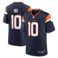 Denver Broncos Bo Nix Nike Alternate Game Jersey - Navy