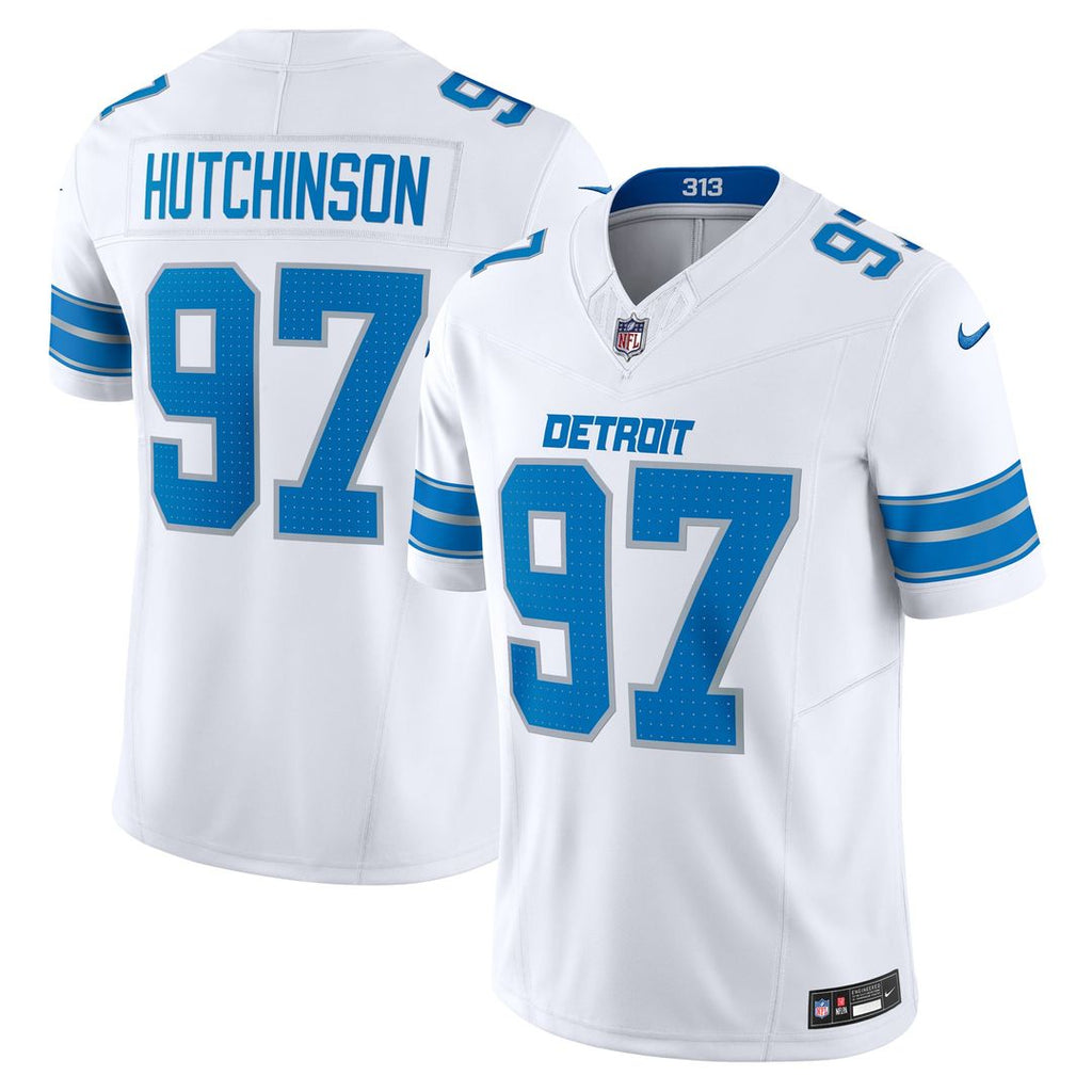 Detroit Lions Aidan Hutchinson Nike Vapor F.U.S.E. Alternate Limited Jersey - Blue