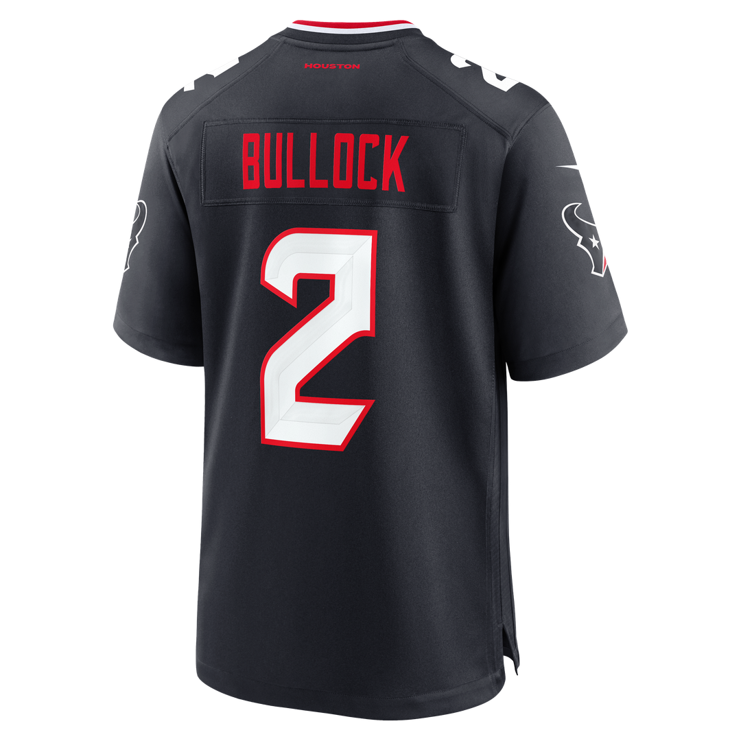 Houston Texans Calen Bullock Nike Team Game Jersey - Navy