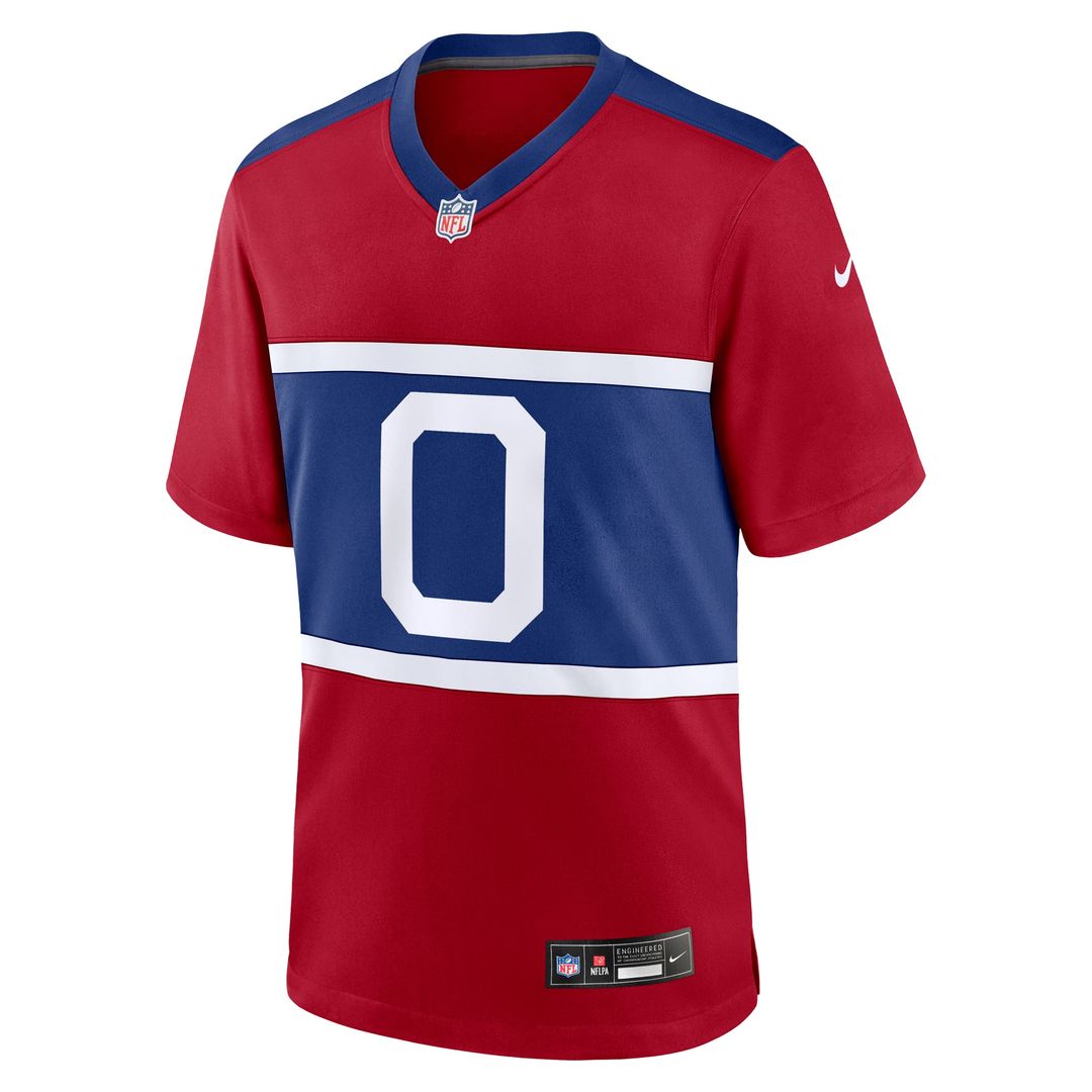 New York Giants Brian Burns Nike Alternate Game Jersey - Century Red