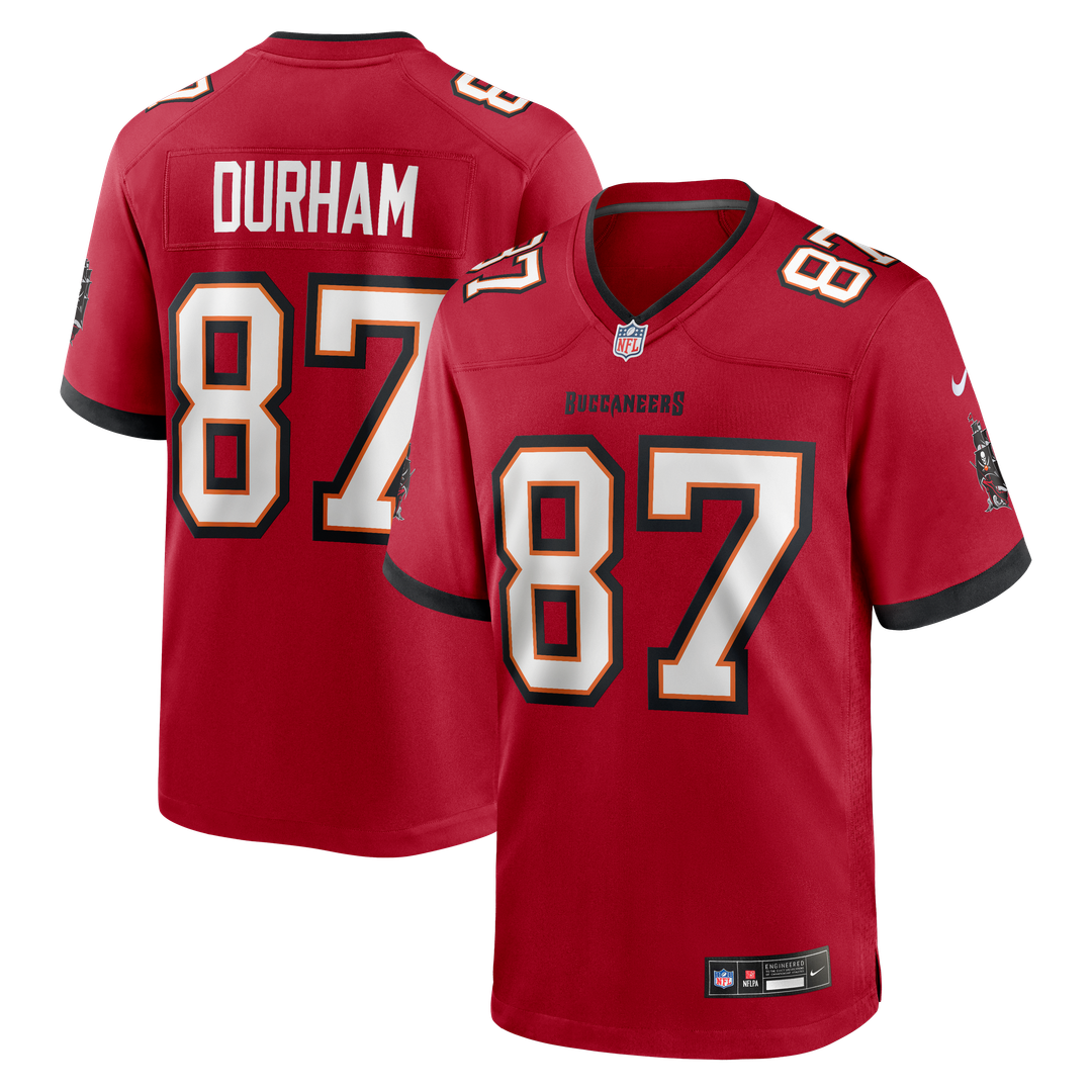 Tampa Bay Buccaneers Payne Durham Nike Game Jersey - Red