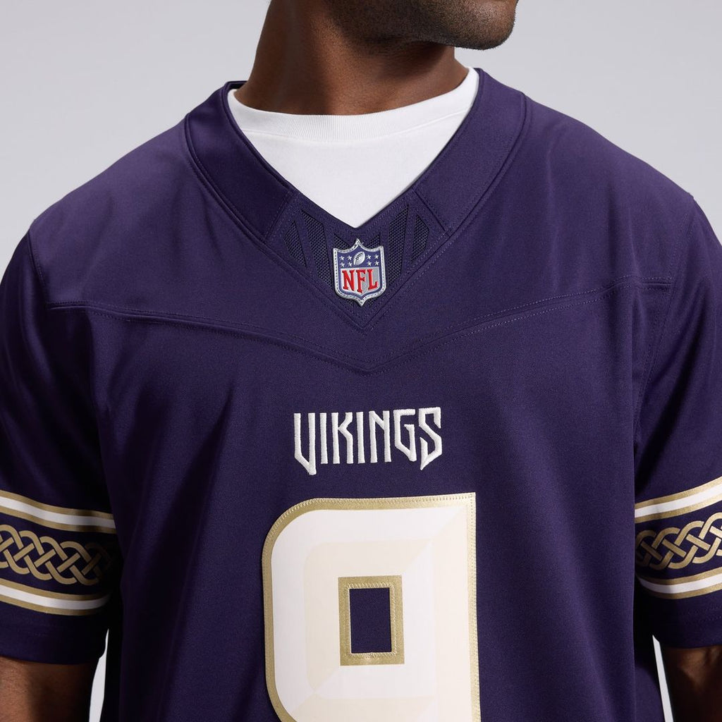Minnesota Vikings J.J. McCarthy Nike 2026 Rivalries Collection Stitched Limited Jersey - Purple