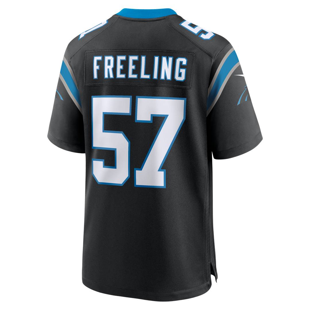Carolina Panthers Monroe Freeling Nike Team Game Jersey - Black