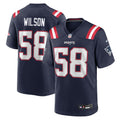 New England Patriots Jared Wilson Nike Team Game Jersey - Navy