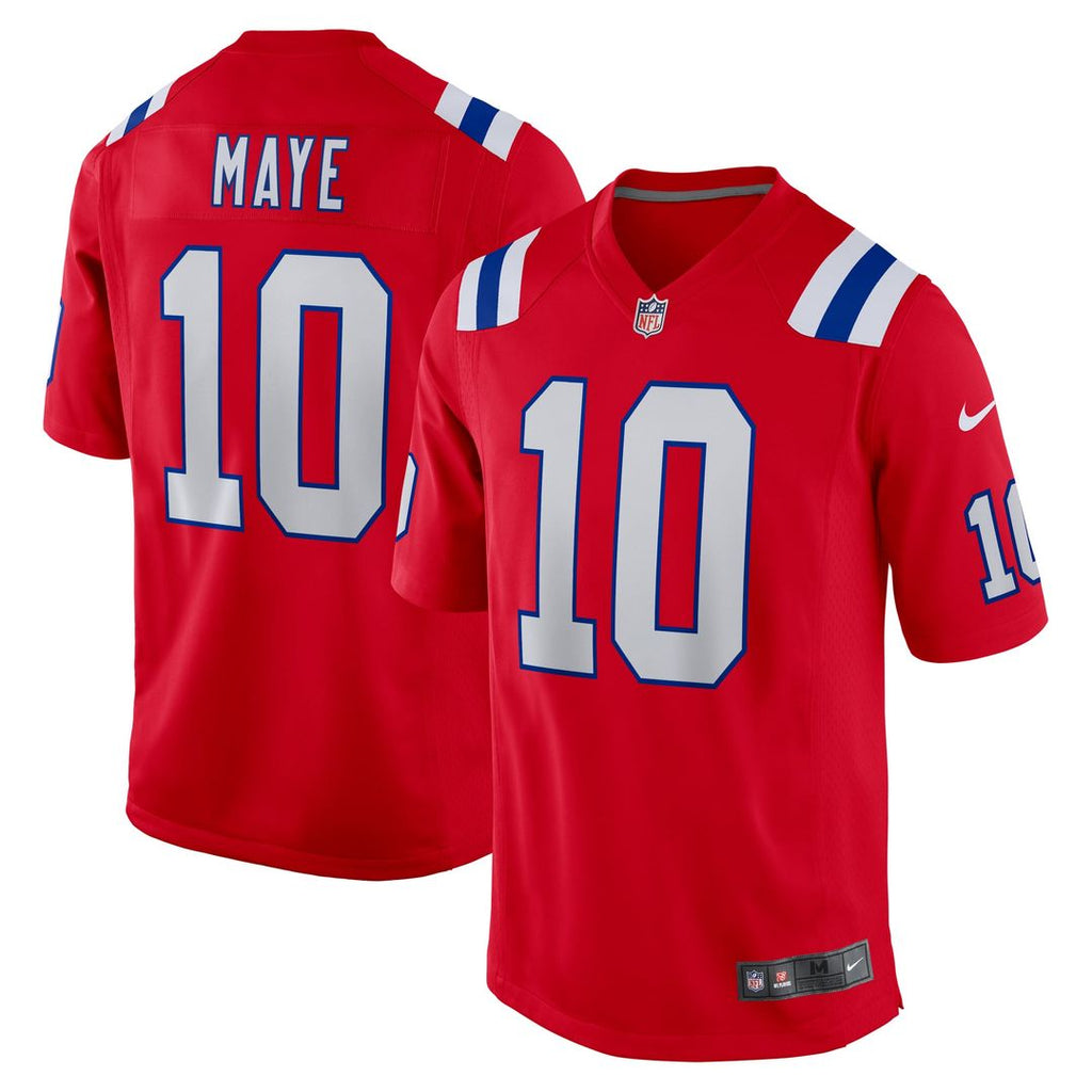 New England Patriots Drake Maye Nike Player Game Jersey - Navy
