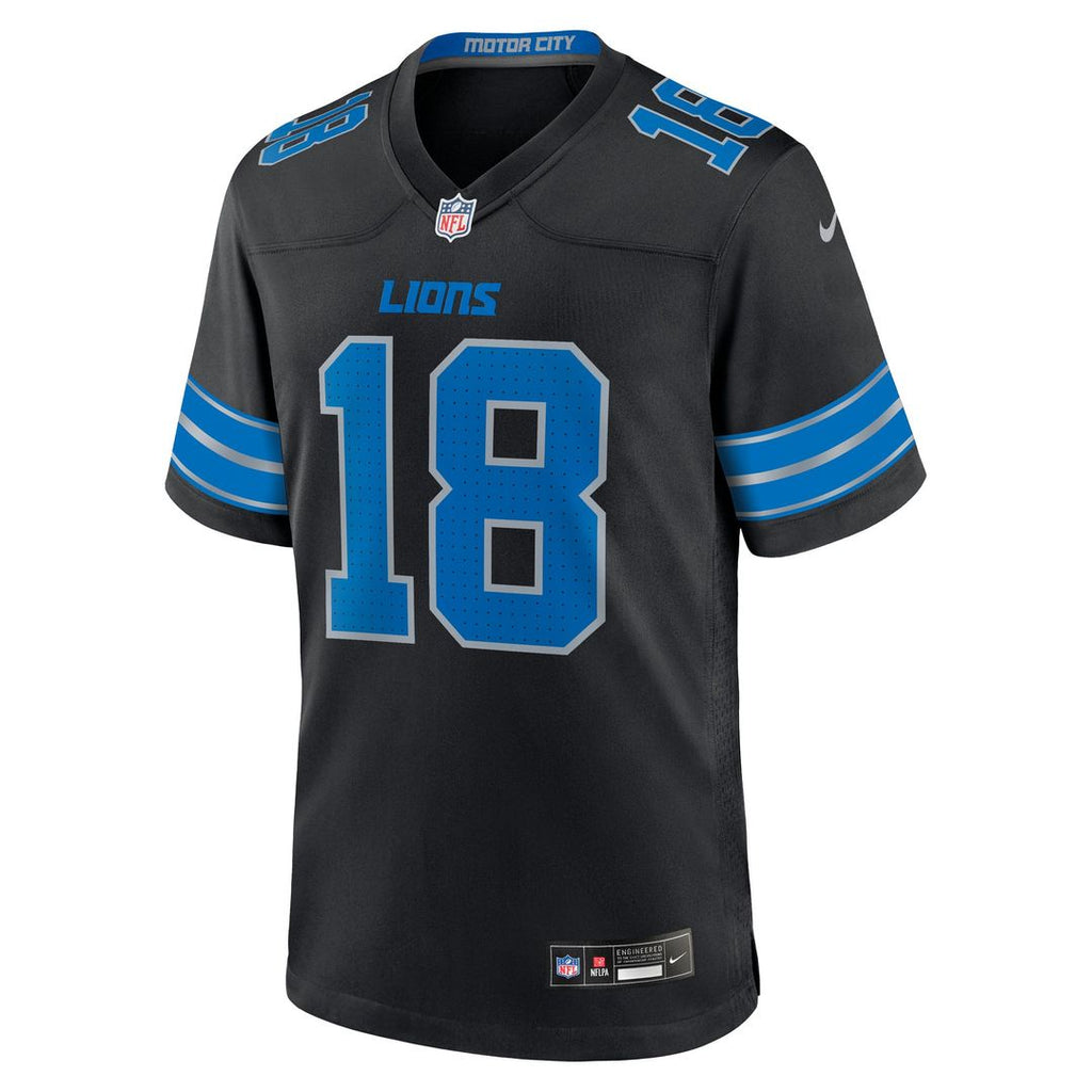 Detroit Lions Isaac TeSlaa Nike Game Player Jersey - Blue