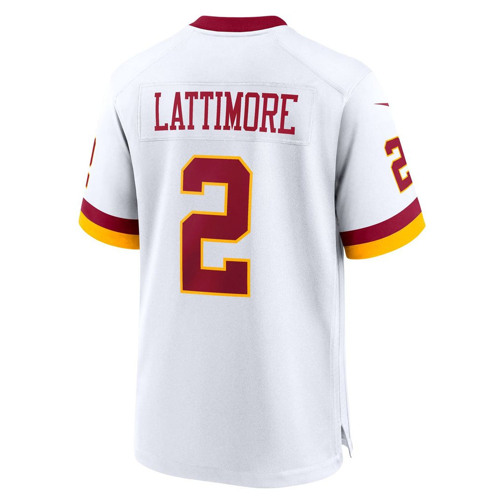 Washington Commanders Marshon Lattimore Nike Game Super Bowl Era Jersey - White