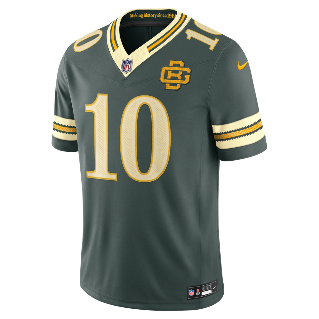 Green Bay Packers Jordan Love Nike 2026 Rivalries Collection Stitched Limited Jersey - Green