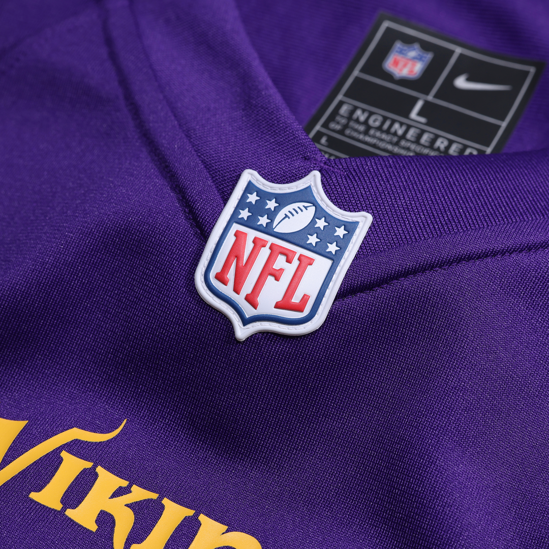 Minnesota Vikings Dallas Turner Nike Player Game Jersey - Purple