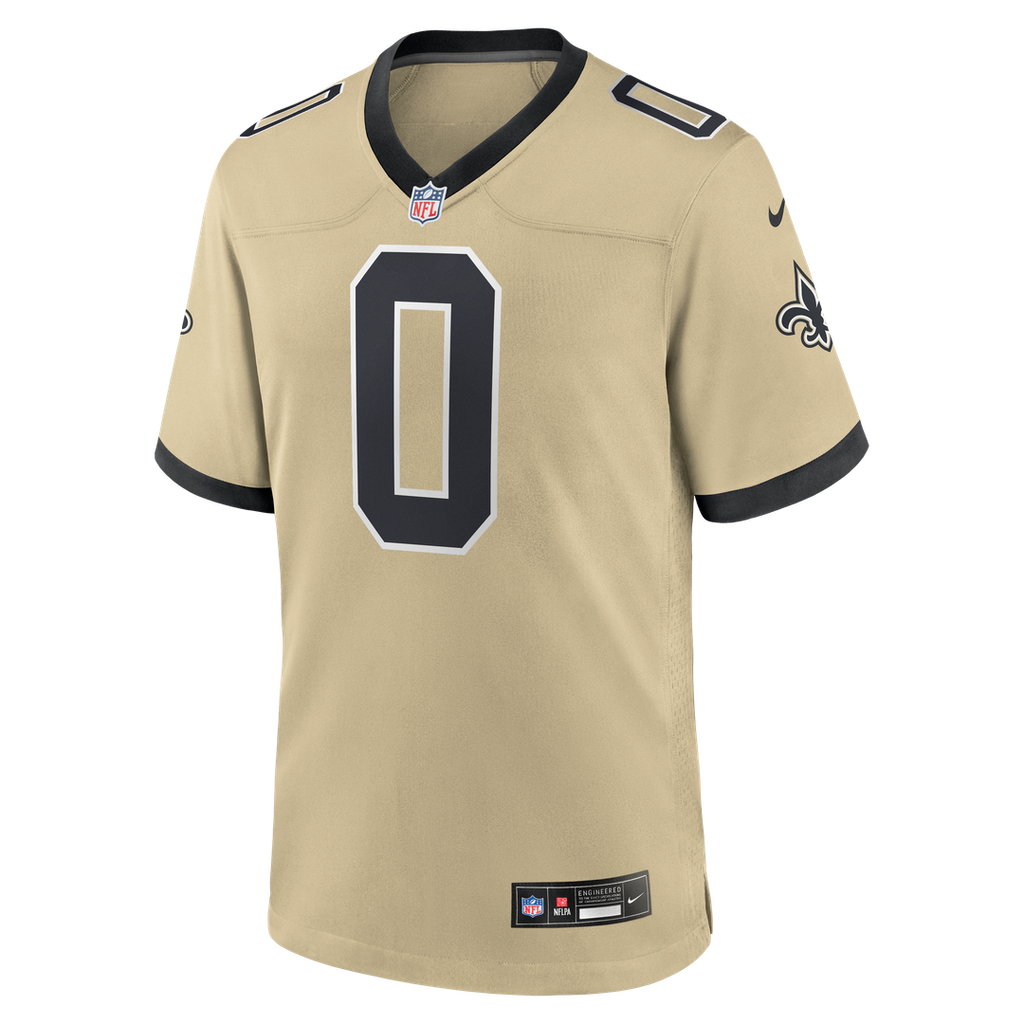New Orleans Saints Jordyn Tyson Nike Team Game Jersey - Black