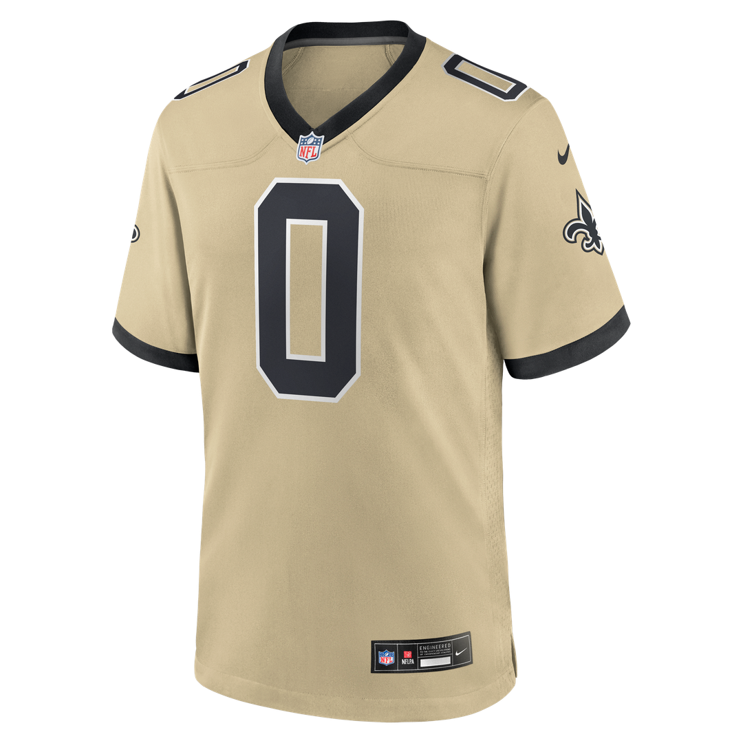 New Orleans Saints Jordyn Tyson Nike Team Game Jersey - Black
