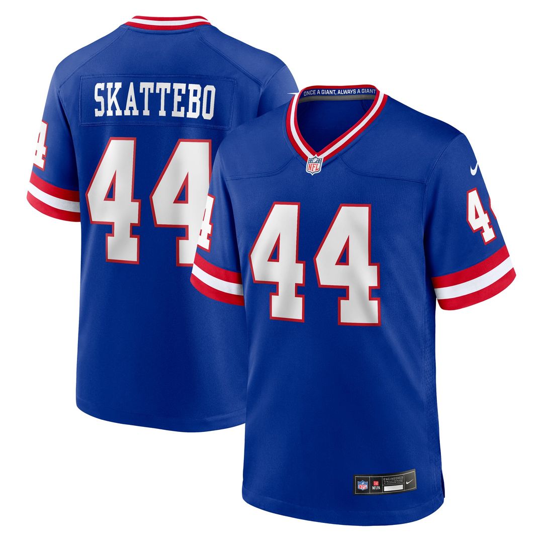New York Giants Cam Skattebo Nike Alternate 2 Legacy Game Jersey - Royal