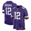 Minnesota Vikings Max Brosmer Nike Team Game Jersey - Purple