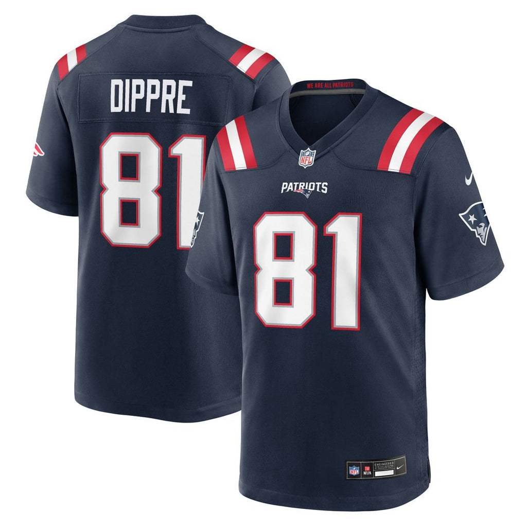 New England Patriots CJ Dippre Nike Team Game Jersey - Navy