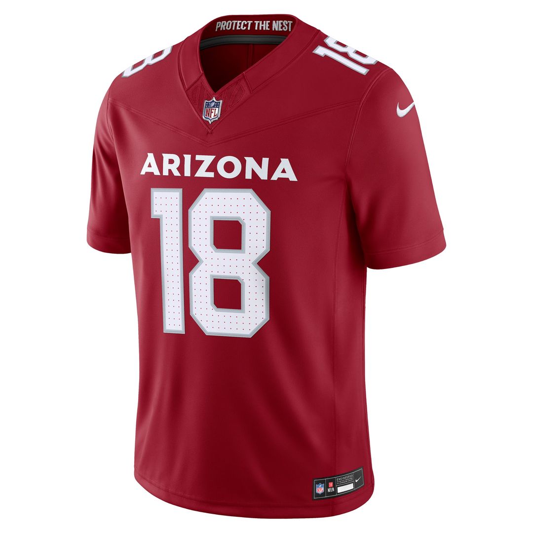 Arizona Cardinals Marvin Harrison Jr. Nike Team Vapor F.U.S.E. Stitched Limited Jersey - Cardinal