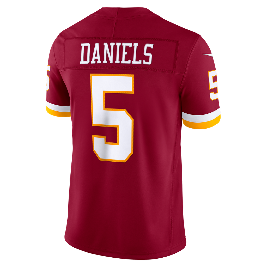 Washington Commanders Jayden Daniels Nike Team Vapor F.U.S.E. Stitched Limited Jersey - Burgundy