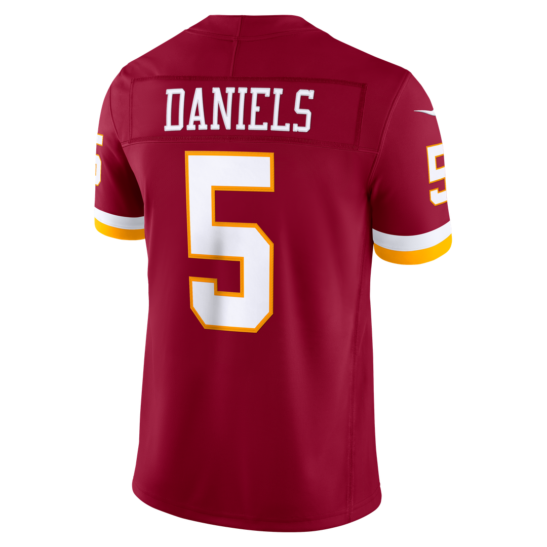 Washington Commanders Jayden Daniels Nike Team Vapor F.U.S.E. Stitched Limited Jersey - Burgundy