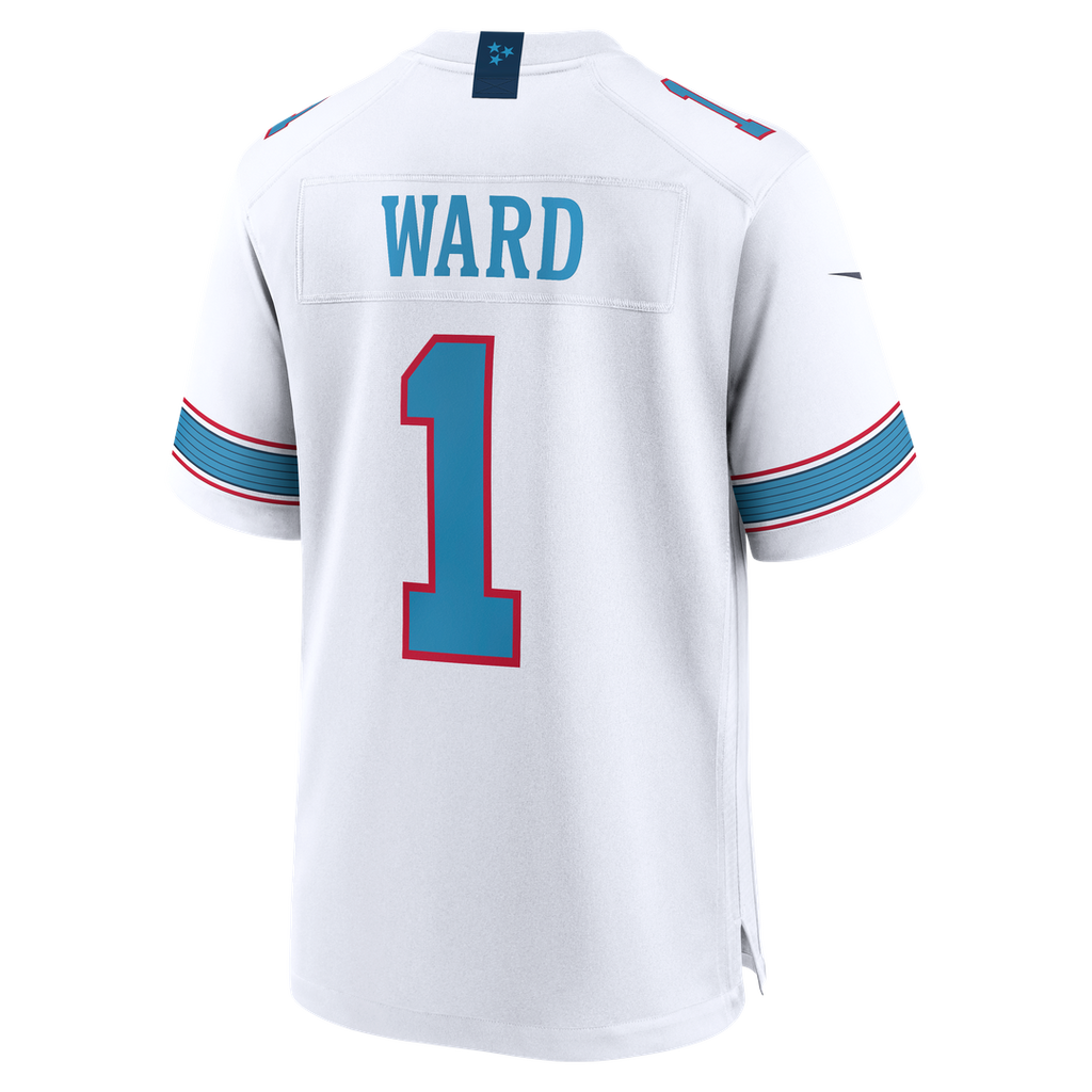 Tennessee Titans Cameron Ward Nike Game Jersey - Light Blue