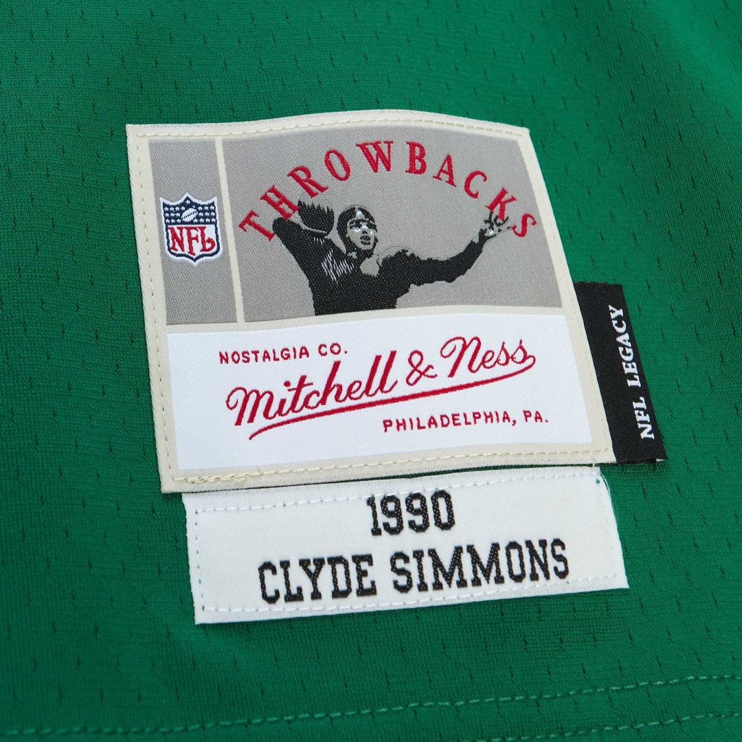 Philadelphia Eagles Clyde Simmons Mitchell & Ness Legacy Replica Jersey - Kelly Green