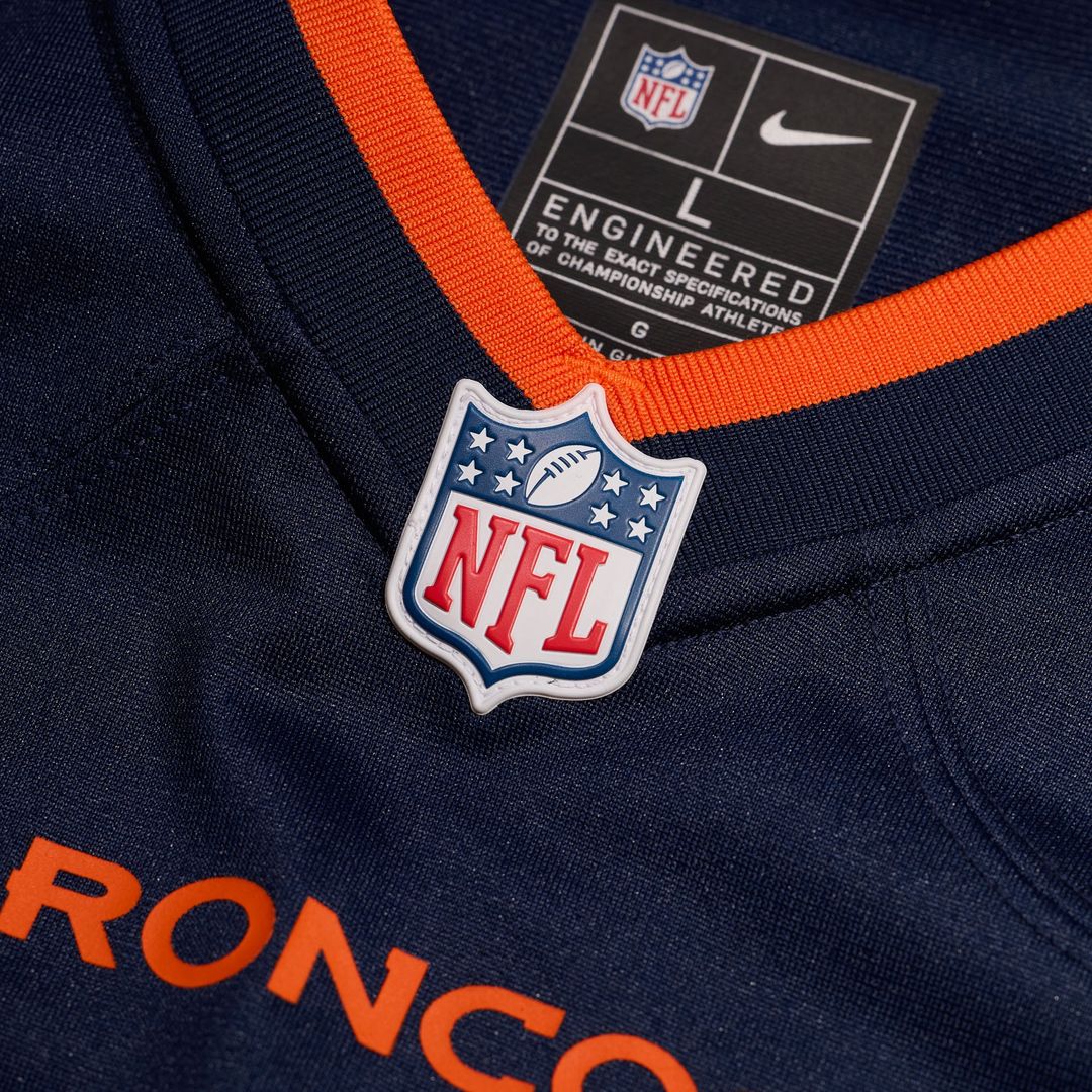 Denver Broncos Bo Nix Nike Player Game Jersey - Orange