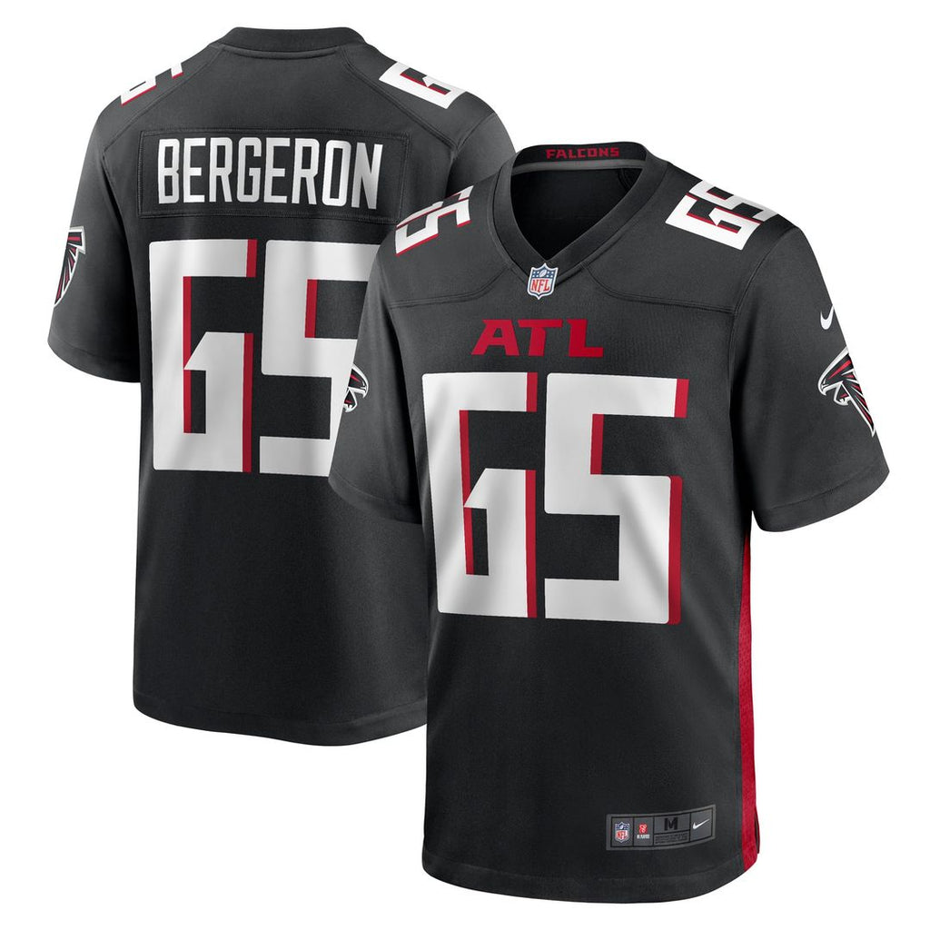 Atlanta Falcons Matthew Bergeron Nike Team Game Jersey - Black