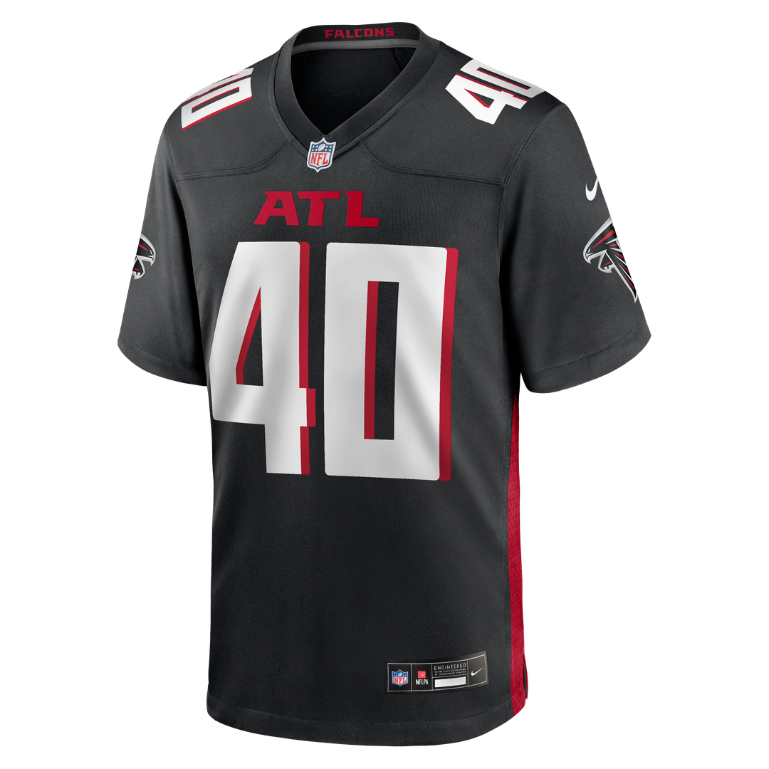 Atlanta Falcons JD Bertrand Nike Team Game Jersey - Black