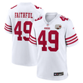 San Francisco 49ers The Faithful Nike 80th Anniversary Game Jersey - White
