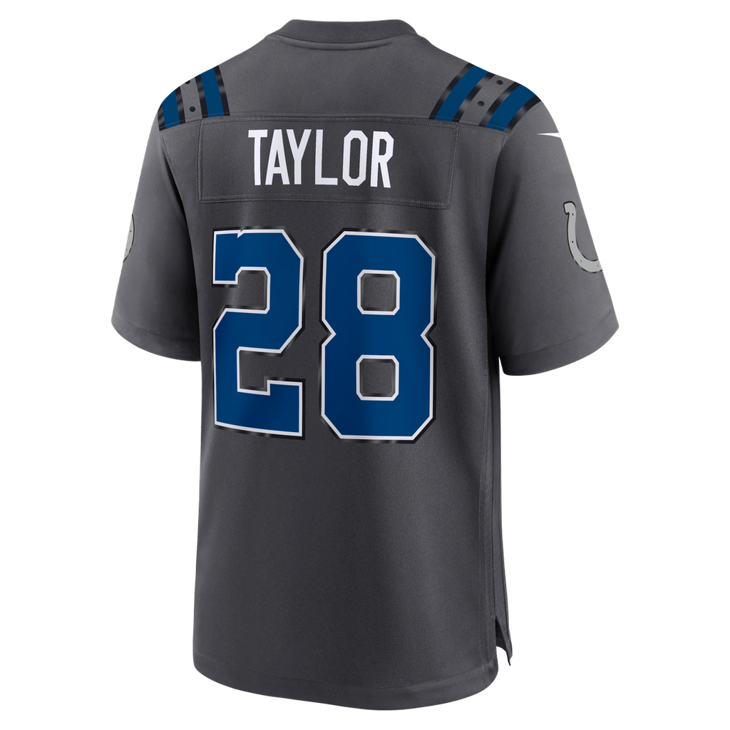 Indianapolis Colts Jonathan Taylor Nike 2026 Rivalries Collection Game Jersey - Anthracite