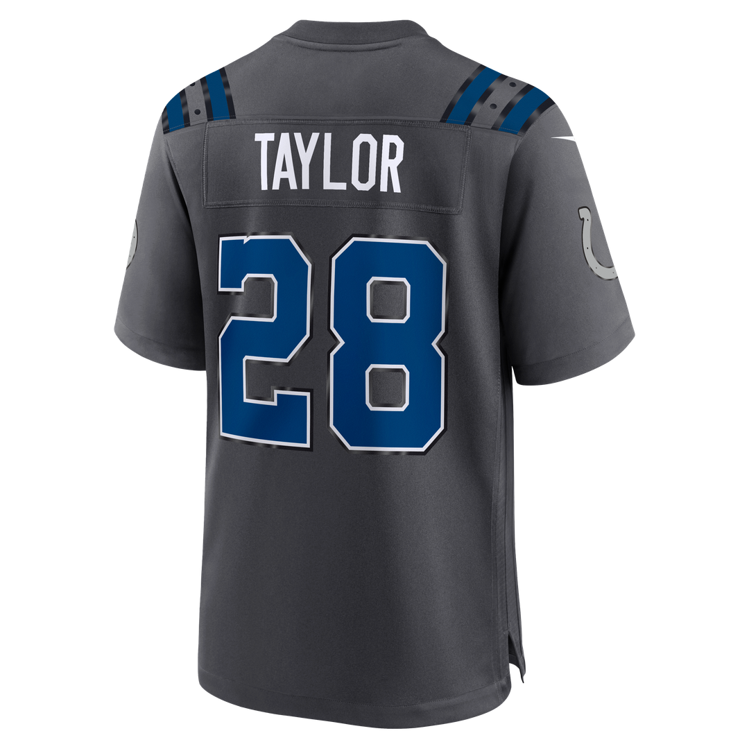 Indianapolis Colts Jonathan Taylor Nike 2026 Rivalries Collection Game Jersey - Anthracite