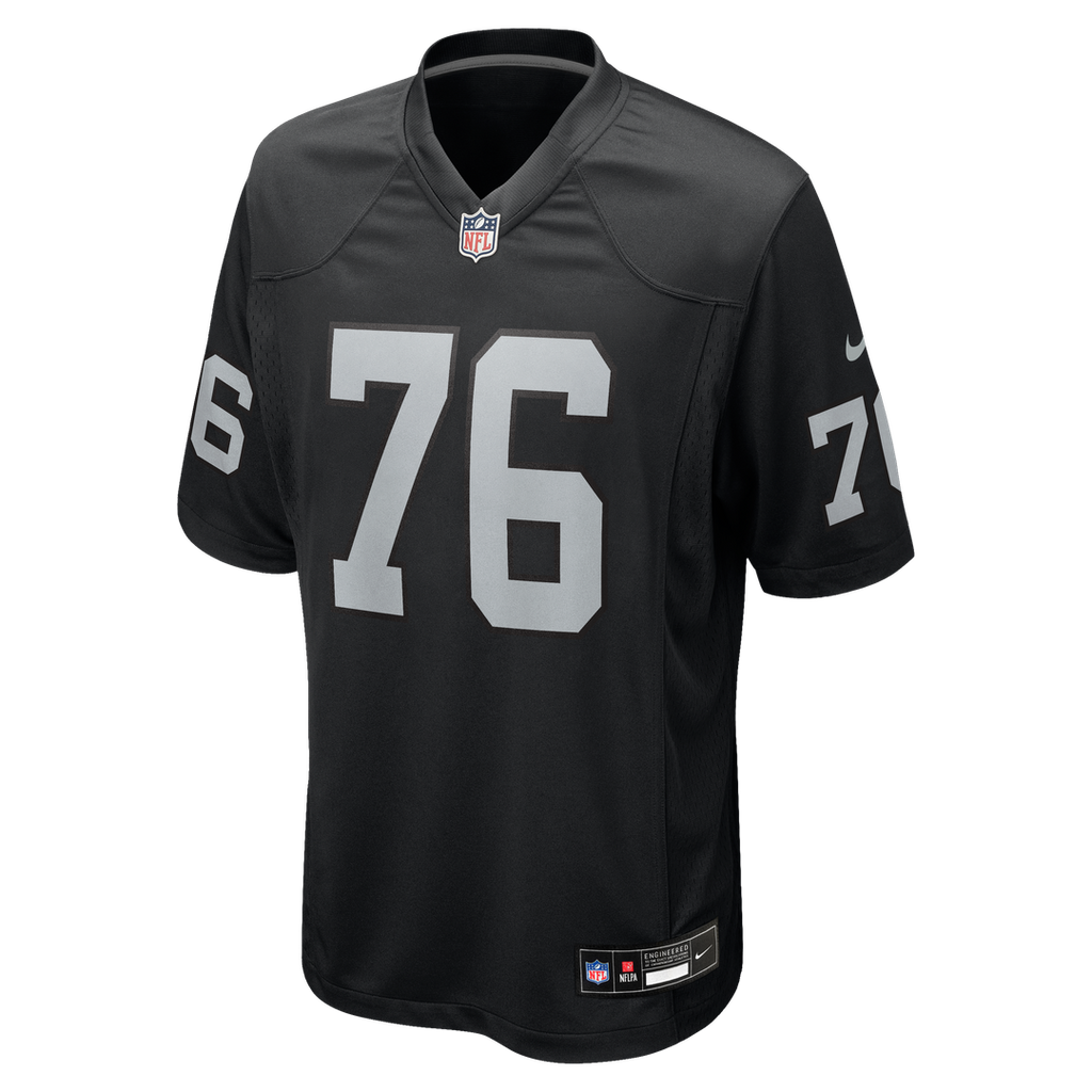 Las Vegas Raiders Caleb Rogers Nike Team Game Jersey - Black