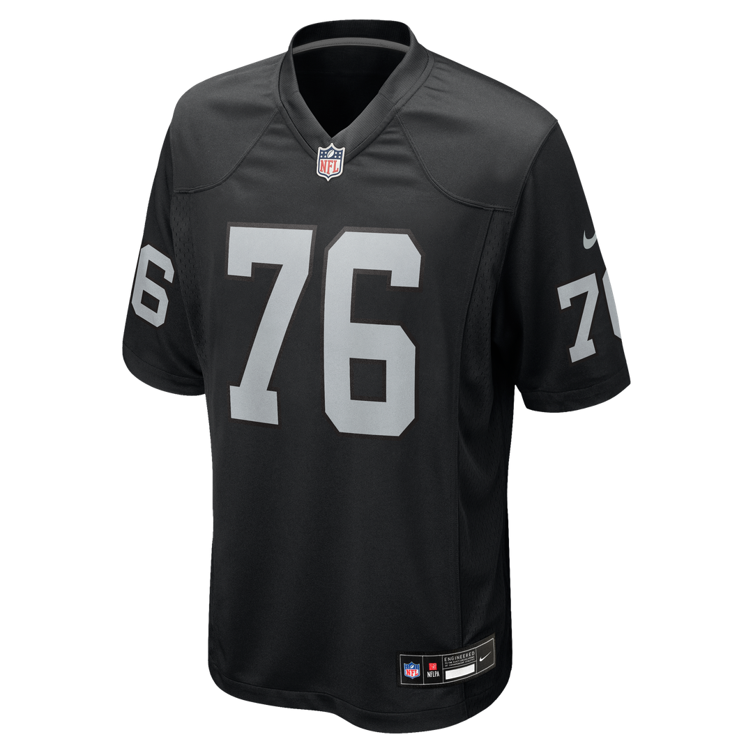 Las Vegas Raiders Caleb Rogers Nike Team Game Jersey - Black