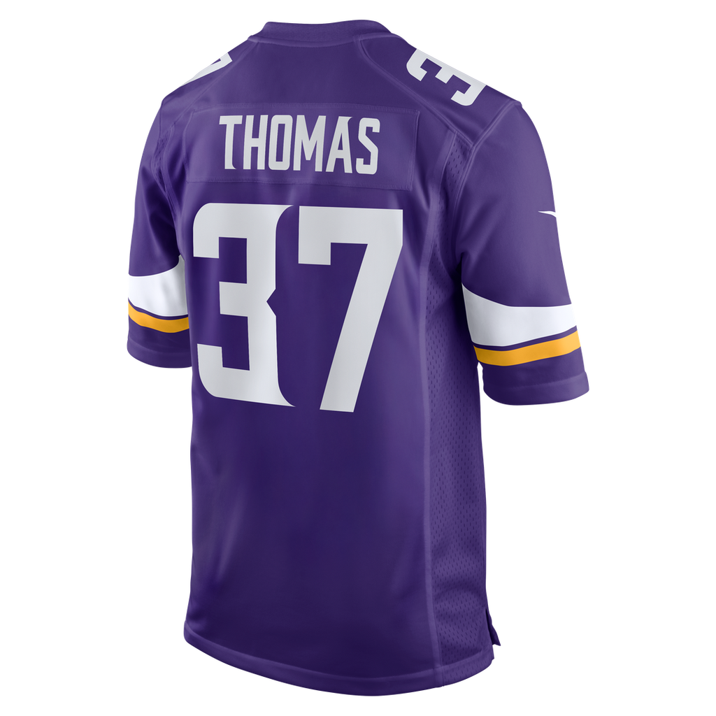 Minnesota Vikings Tavierre Thomas Nike Team Game Jersey - Purple