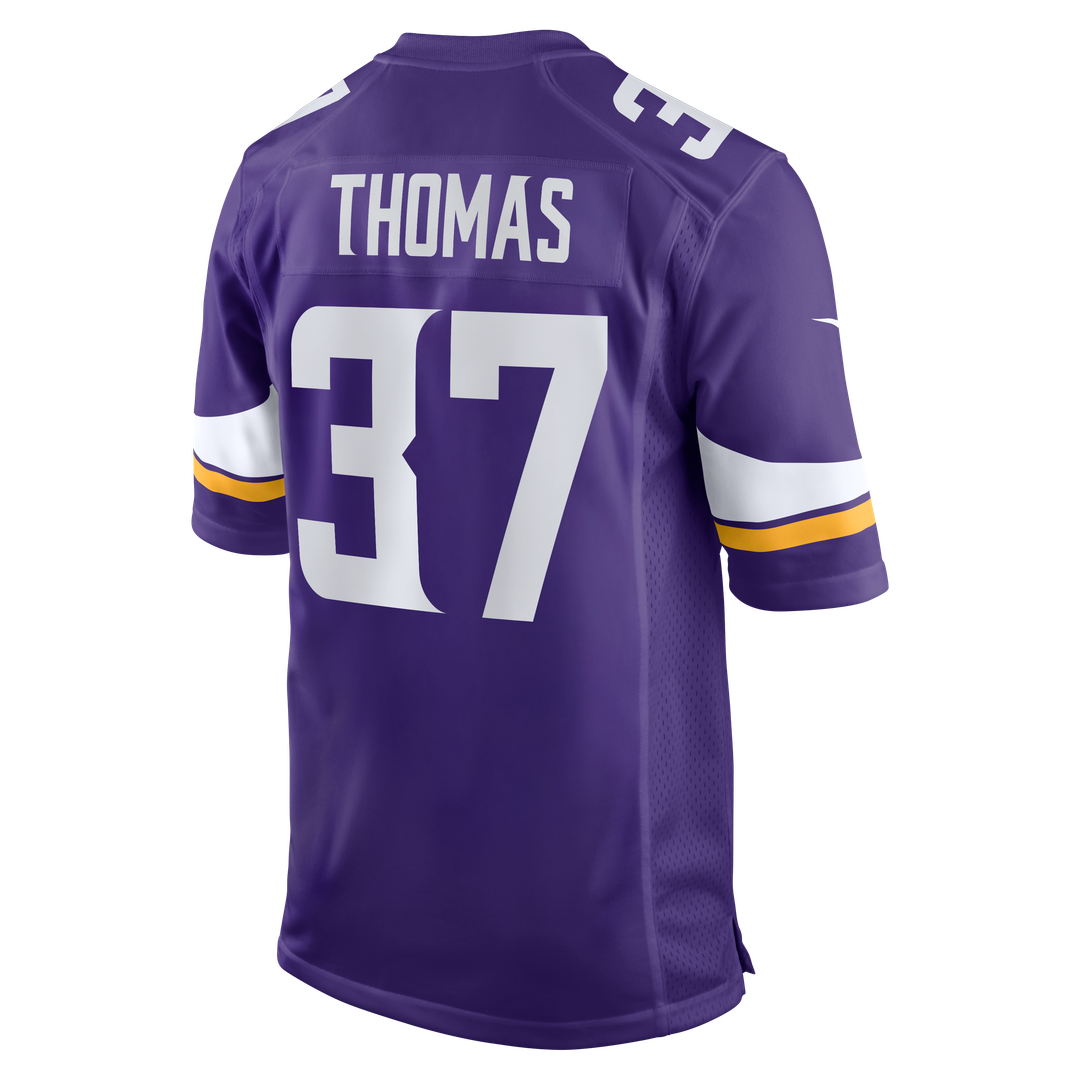 Minnesota Vikings Tavierre Thomas Nike Team Game Jersey - Purple