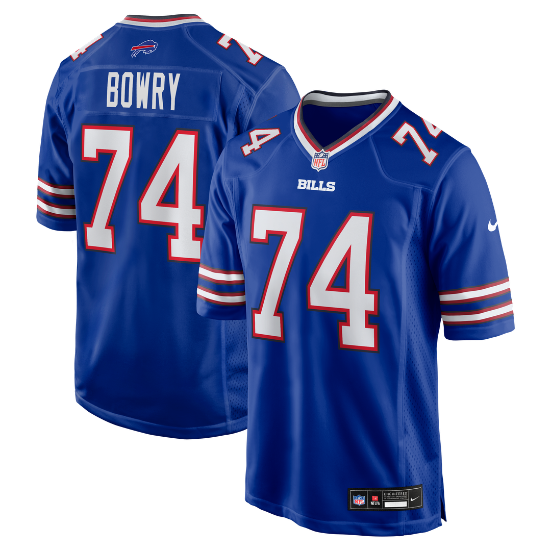 Buffalo Bills Jude Bowry Nike Team Game Jersey - Royal