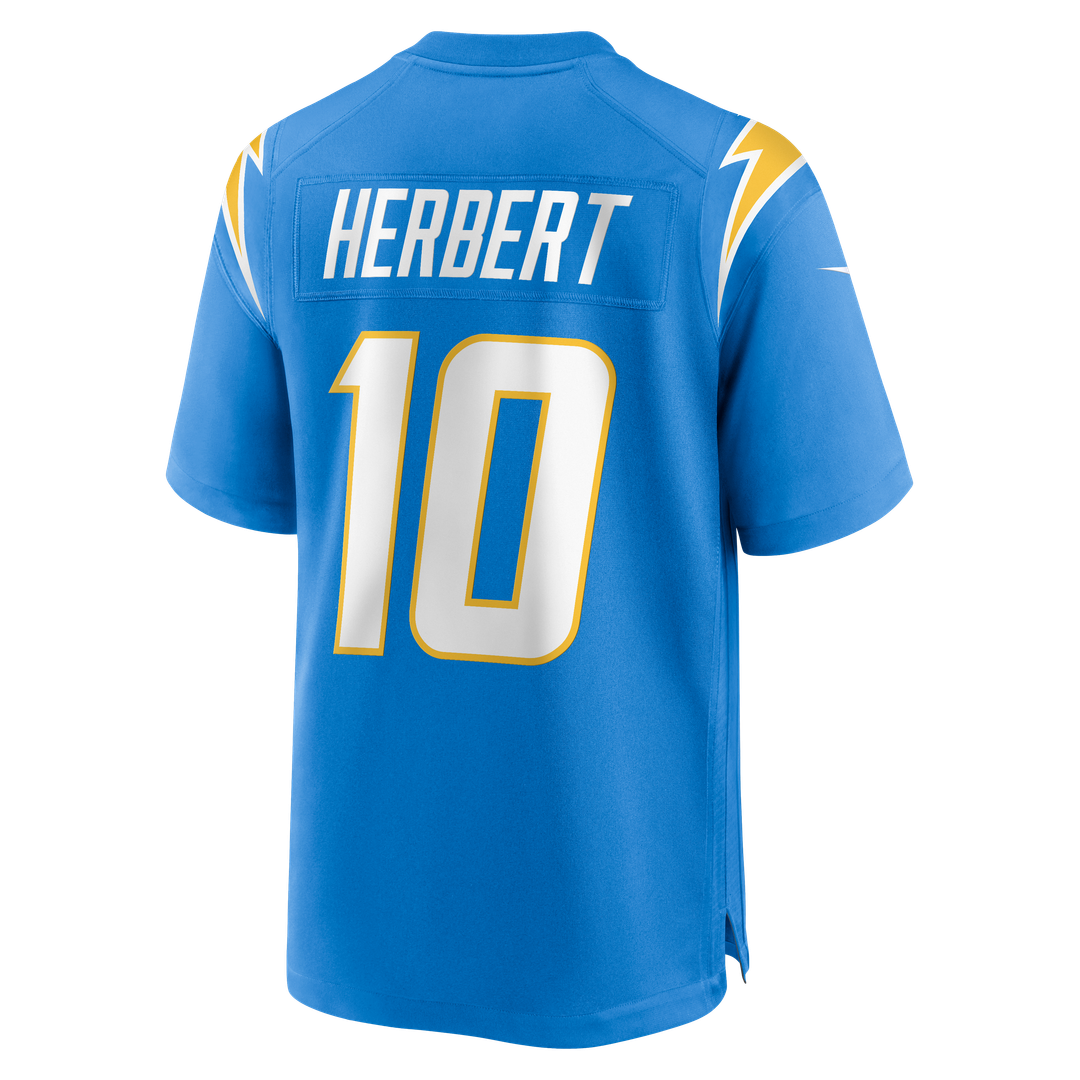 Los Angeles Chargers Justin Herbert Nike Alternate Super Chargers Game Player Jersey - Navy