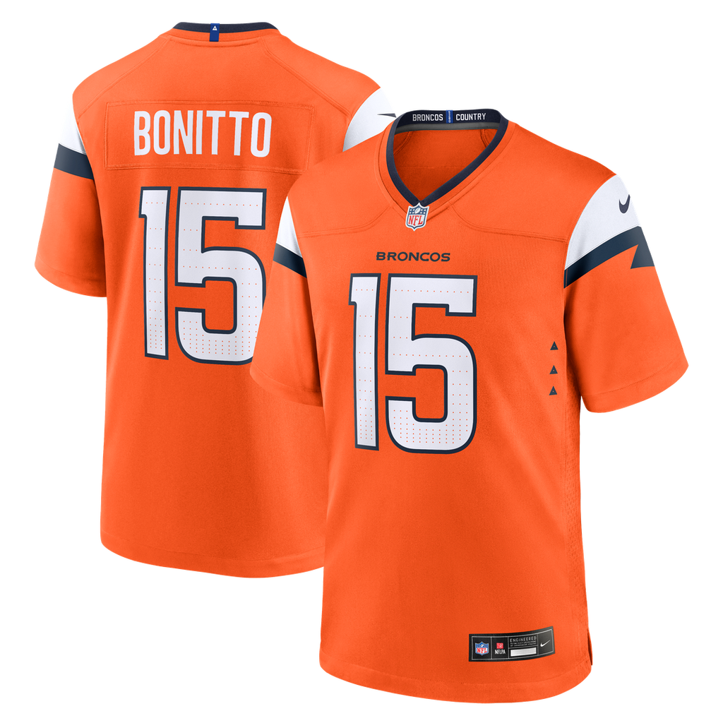 Denver Broncos Nik Bonitto Nike Alternate Game Jersey - Navy