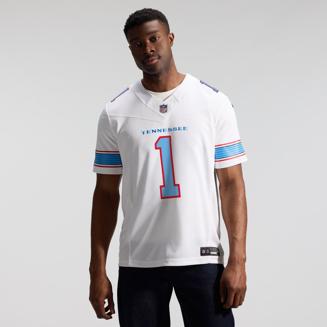 Tennessee Titans Cameron Ward Nike Team Vapor F.U.S.E. Stitched Limited Jersey - Light Blue