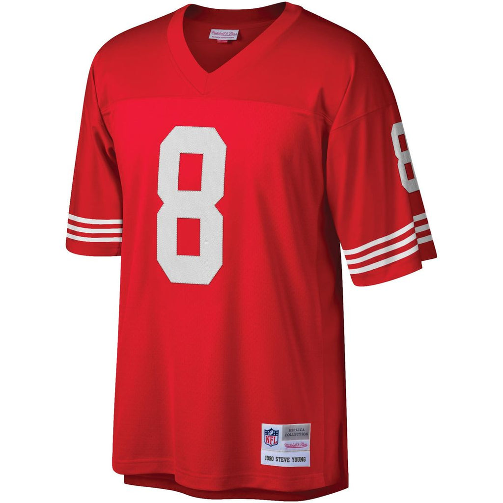 San Francisco 49ers Steve Young Mitchell & Ness Legacy Replica Jersey - Scarlet