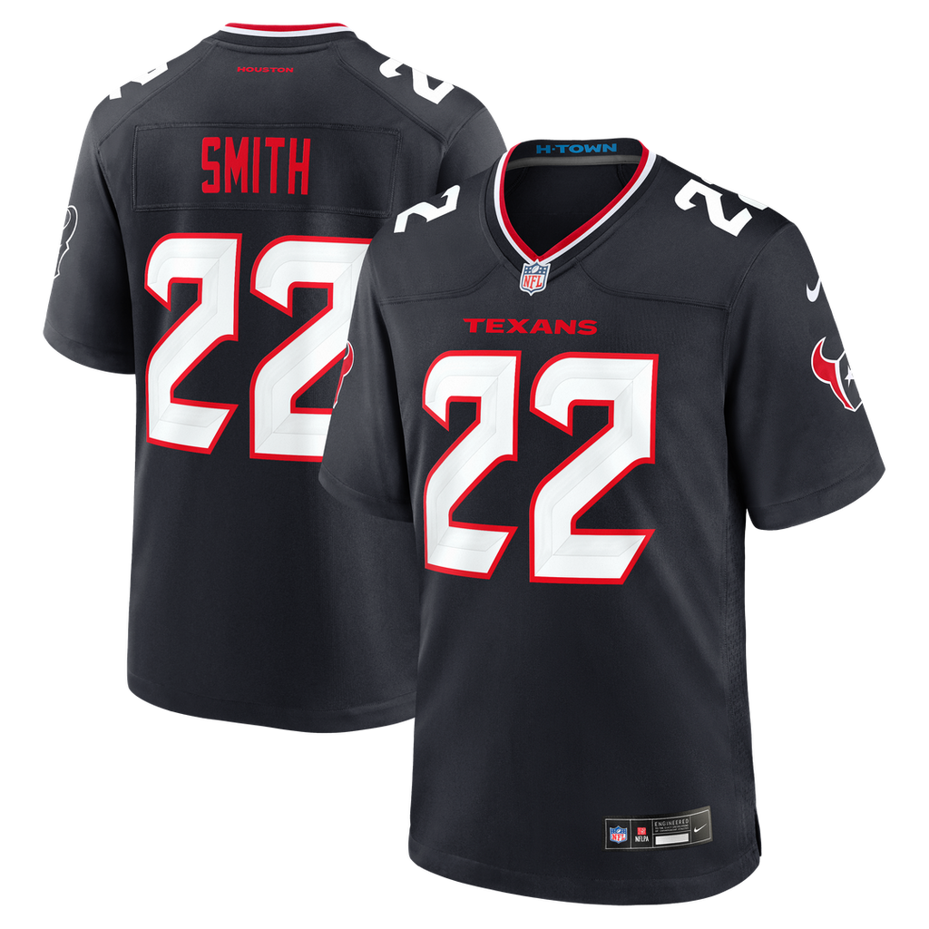 Houston Texans Jaylin Smith Nike Team Game Jersey - Navy