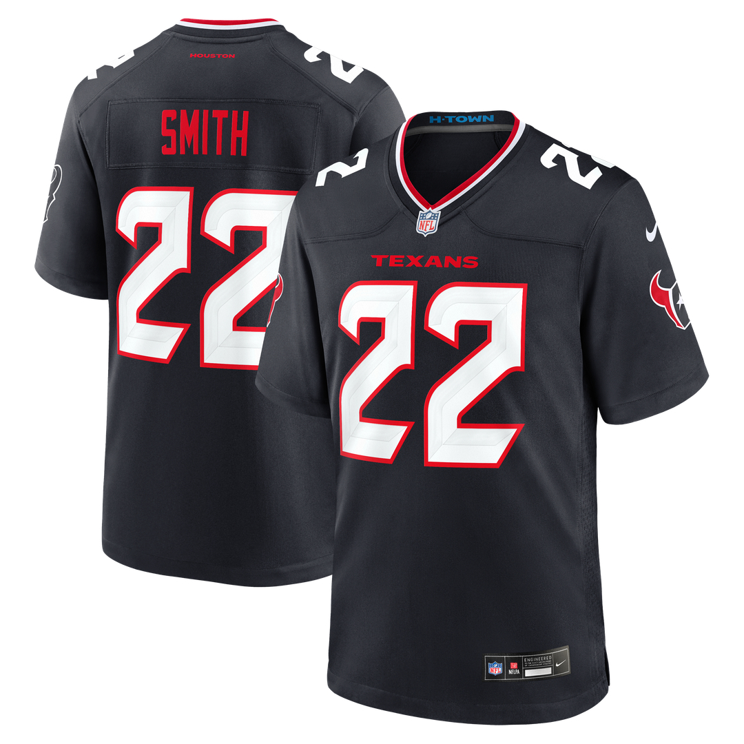 Houston Texans Jaylin Smith Nike Team Game Jersey - Navy