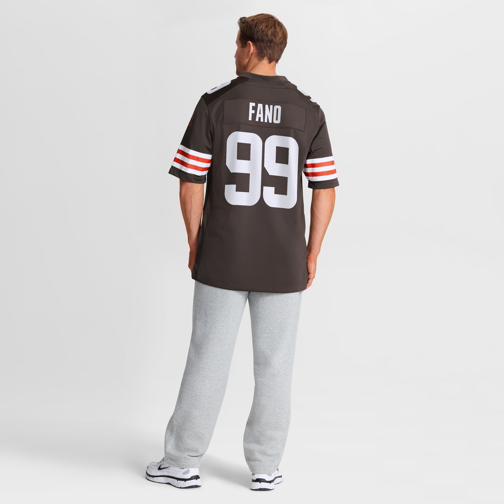 Cleveland Browns Logan Fano Nike Team Game Jersey - Brown