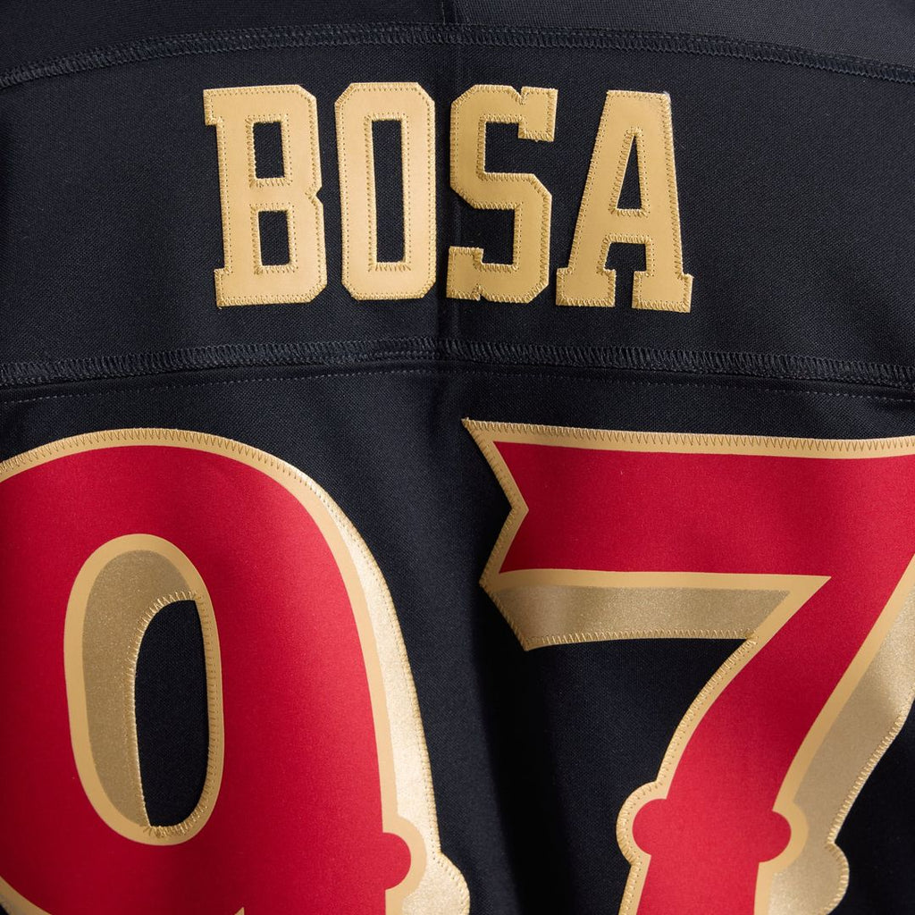 San Francisco 49ers Nick Bosa Nike Rivalries Collection Stitched Limited Jersey - Black