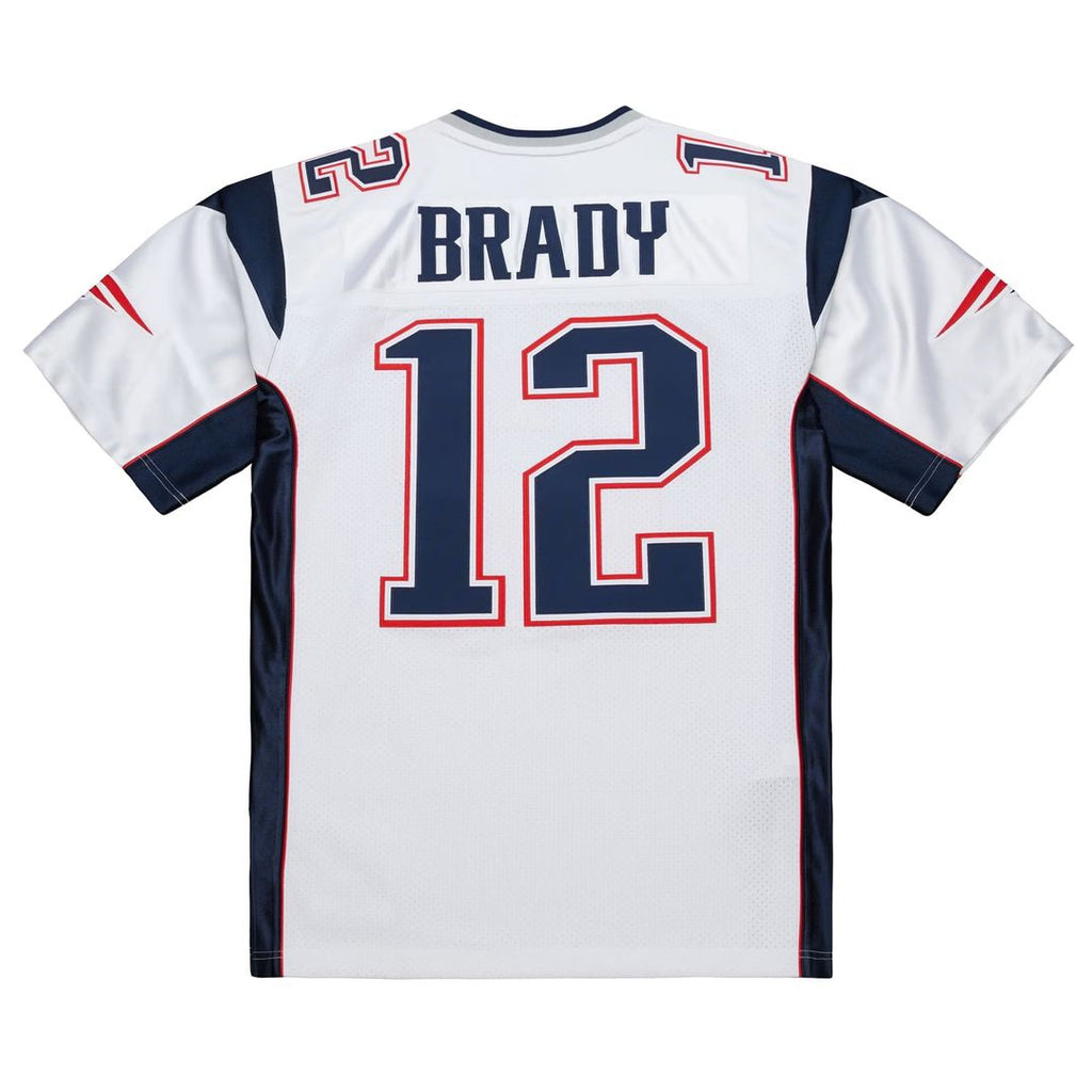 New England Patriots Tom Brady Mitchell & Ness 2000 Big & Tall Legacy Replica Jersey - White