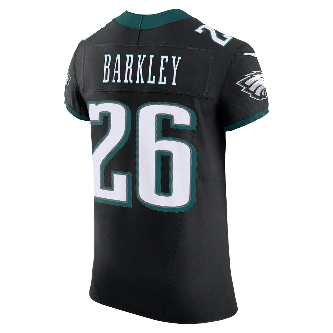 Philadelphia Eagles Saquon Barkley Nike Alternate Vapor F.U.S.E. Elite Jersey - Black