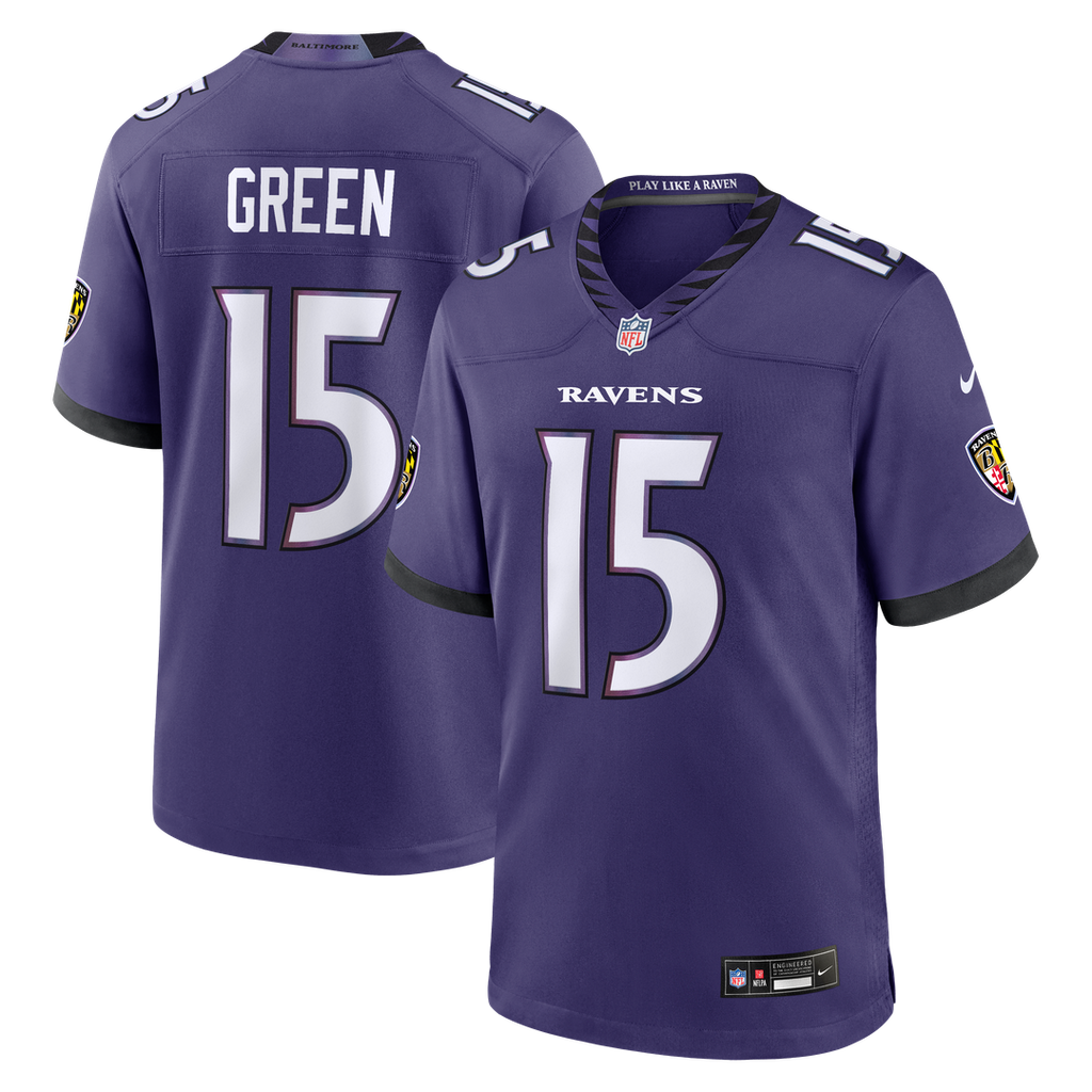 Baltimore Ravens Mike Green Nike Team Game Jersey - Purple