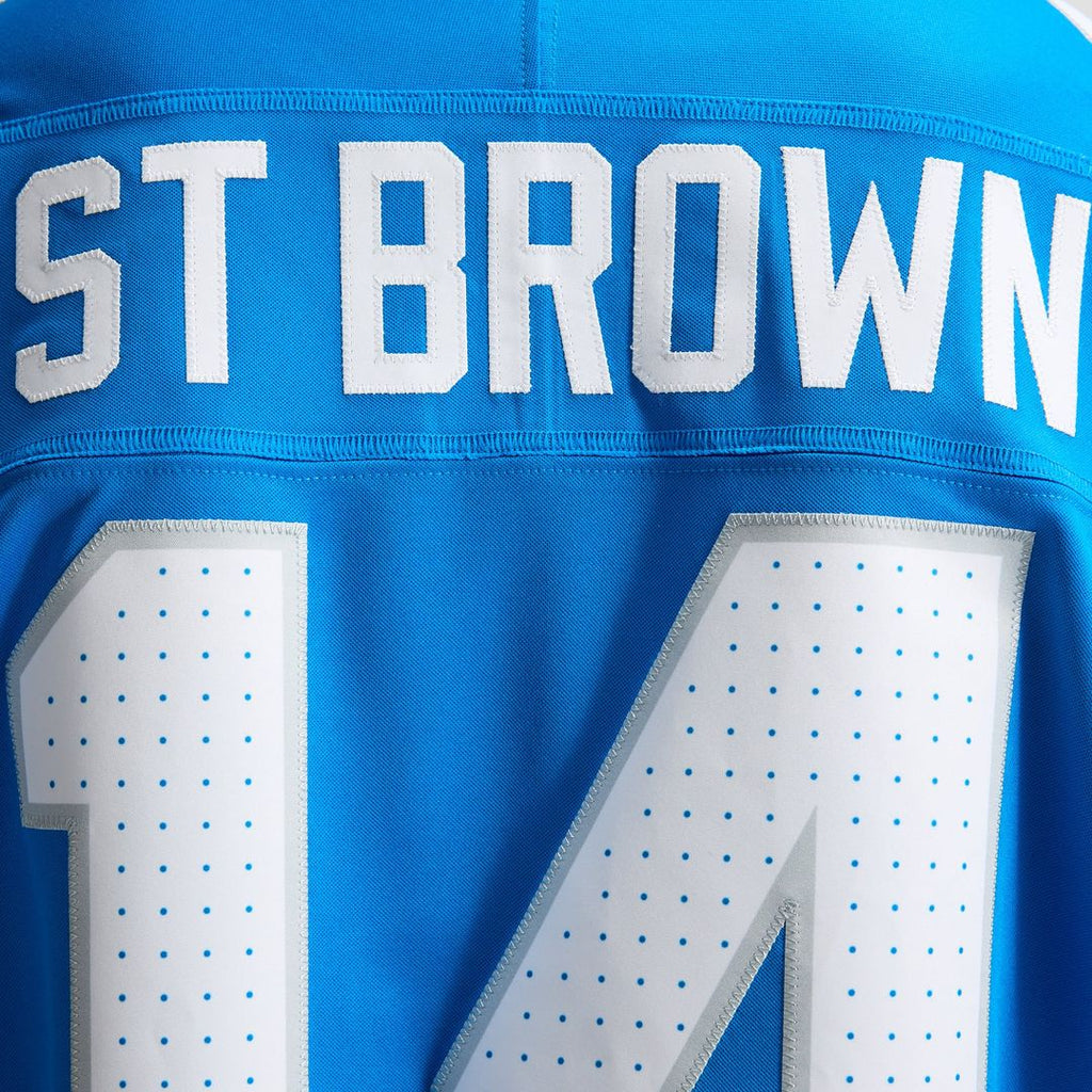 Detroit Lions Amon-Ra St. Brown Nike Vapor F.U.S.E. Stitched Limited Jersey - White