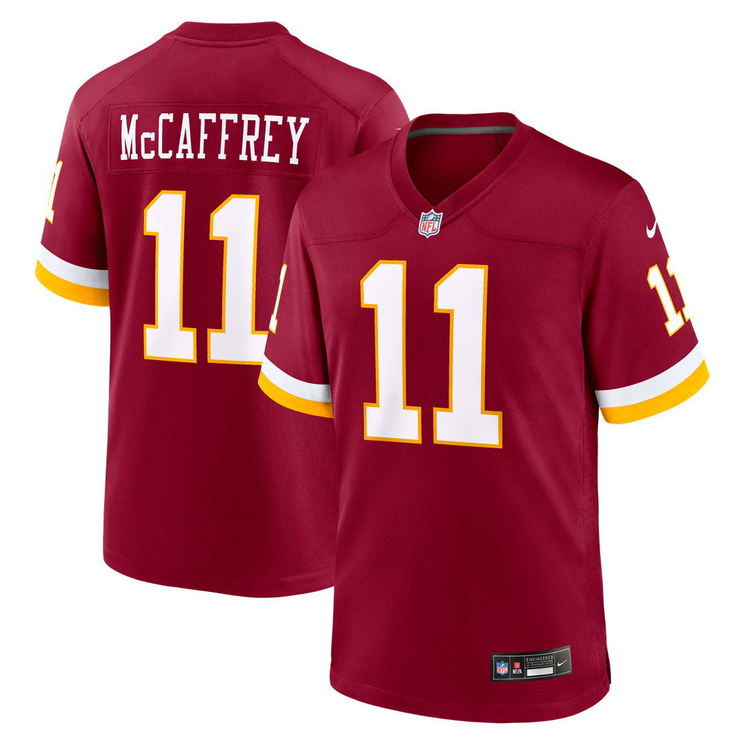Washington Commanders Luke McCaffrey Nike Hail Raiser Alternate Game Jersey - Black