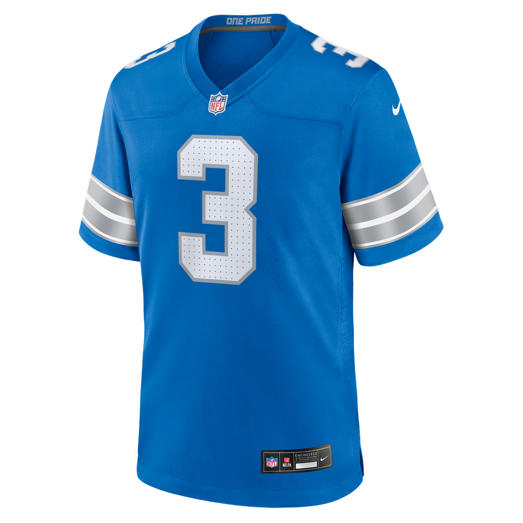 Detroit Lions Jack Fox Nike Team Game Jersey - Blue