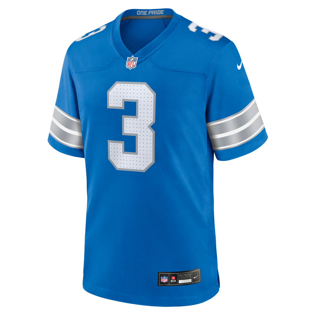 Detroit Lions Jack Fox Nike Team Game Jersey - Blue